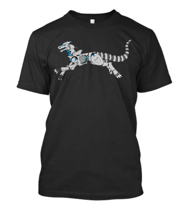 Futuristic Robotic Dinosaur Creature In Motion T-Shirt
