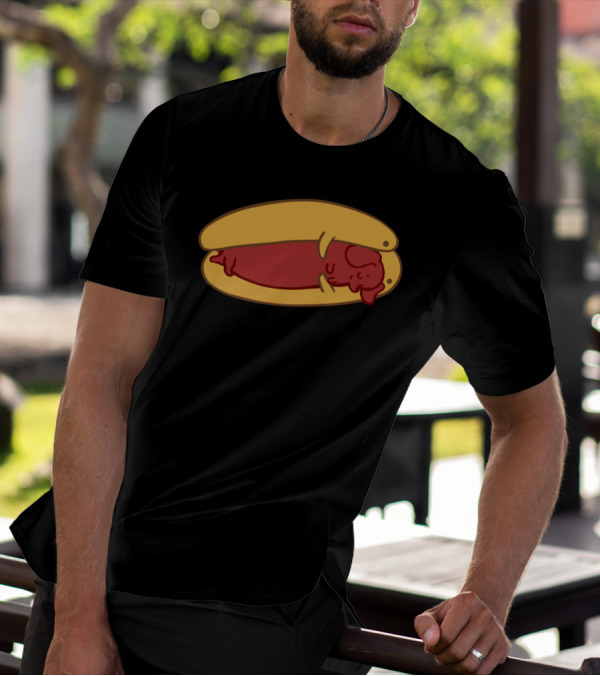 Hot Dog Dachshund Cute Sausage Dog In A Bun T-Shirt