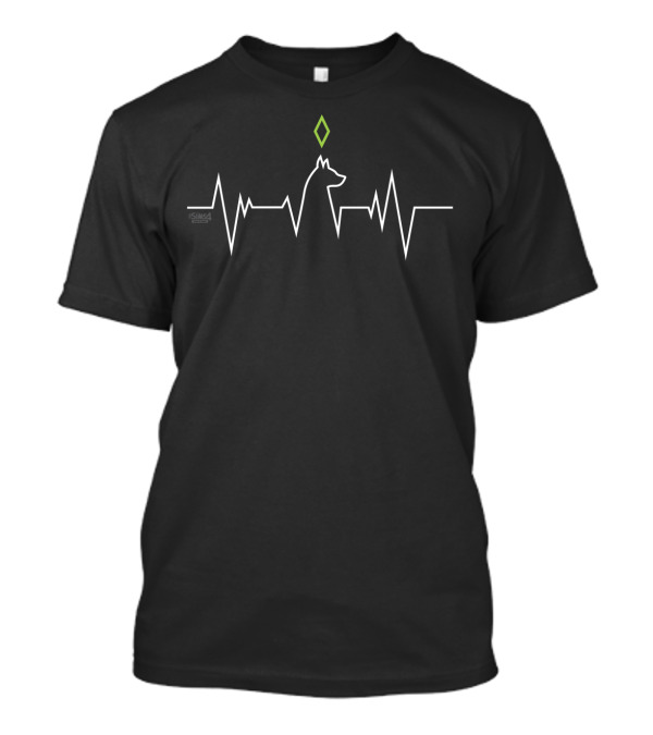 The Sims 4 Veterinarian Dog Pulse Line Plumbob T-Shirt