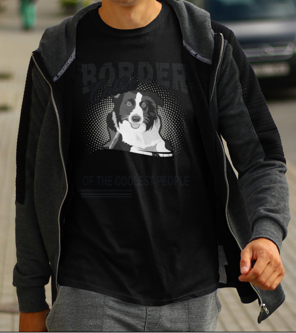 Border Collie Official Dog Of The Coolest People On Earth T-Shirt