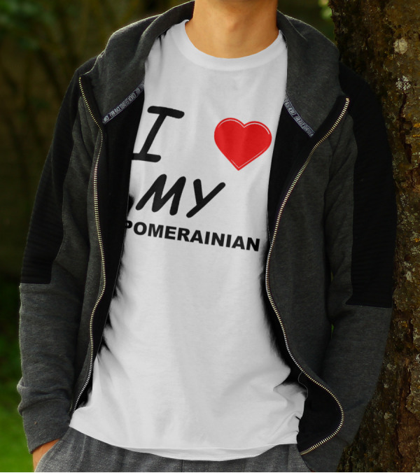 I Love My Pomeranian T-Shirt