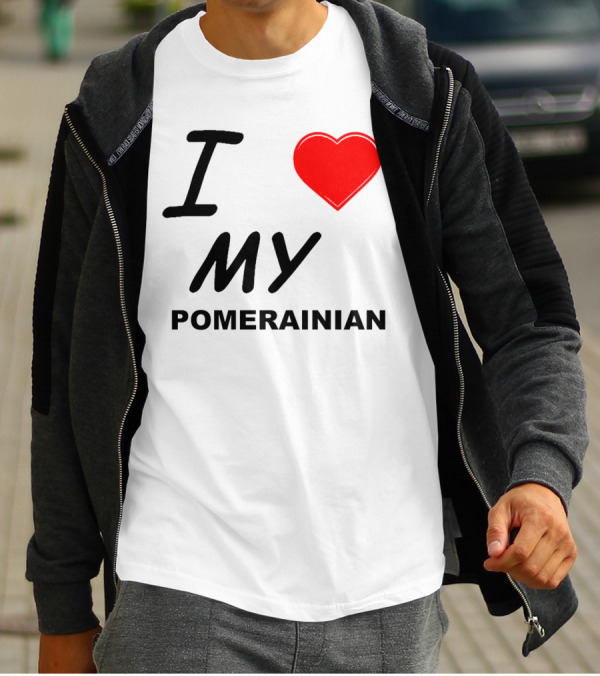 I Love My Pomeranian T-Shirt