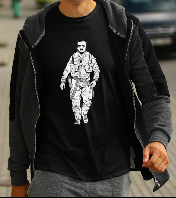 Edgar Allen Poe Dameron Star Wars Parody Crossover T-Shirt