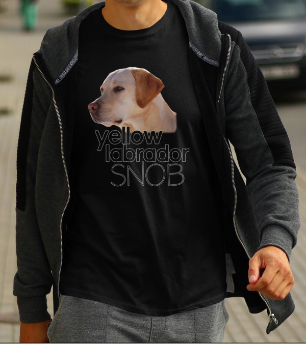 Yellow Labrador Snob T-Shirt