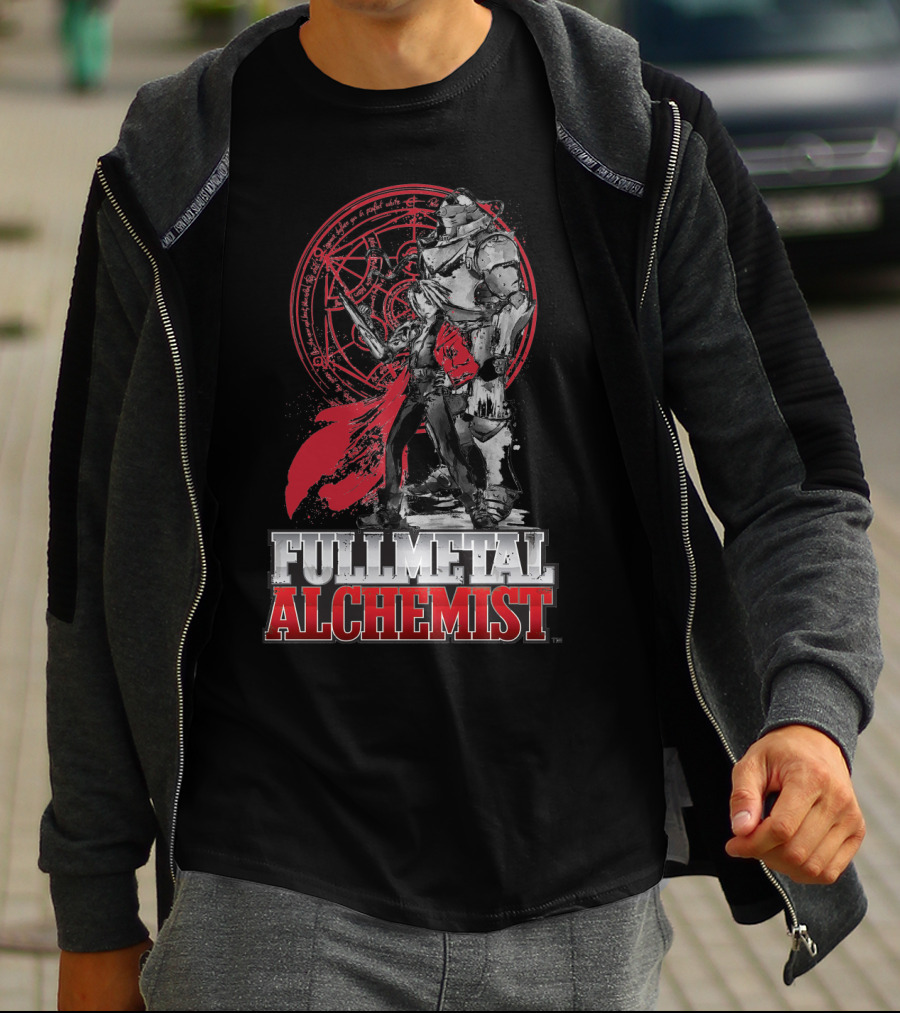 Fullmetal Alchemist Circle Symbol Armor Duo T-Shirt