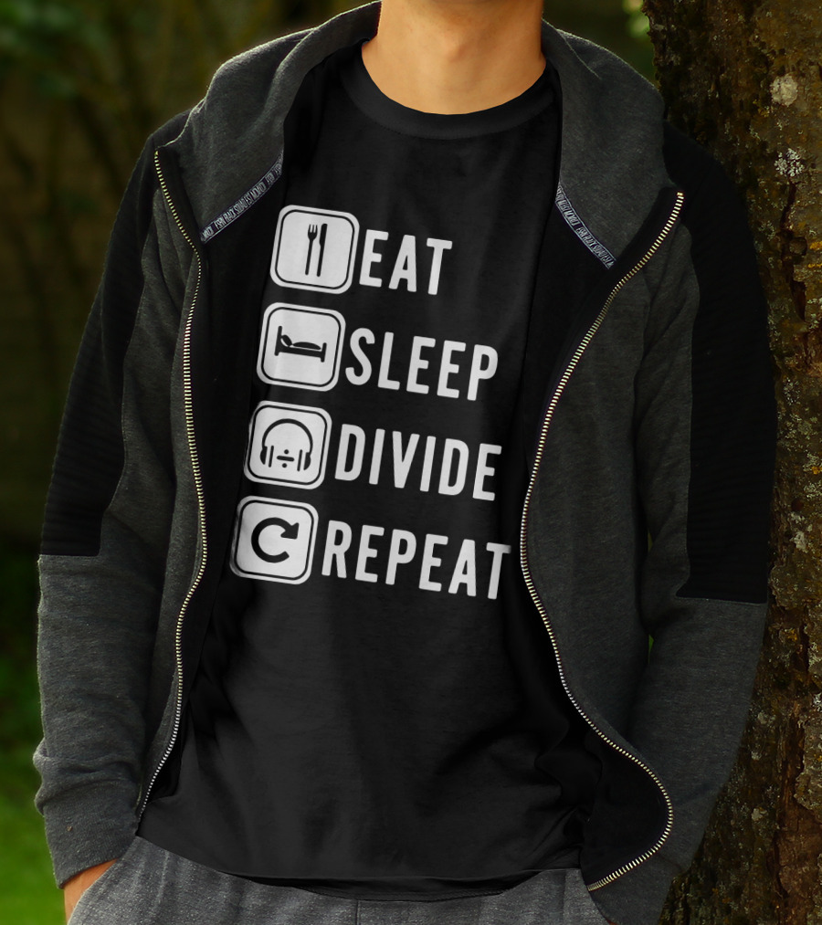 Eat Sleep Divide Repeat T-Shirt