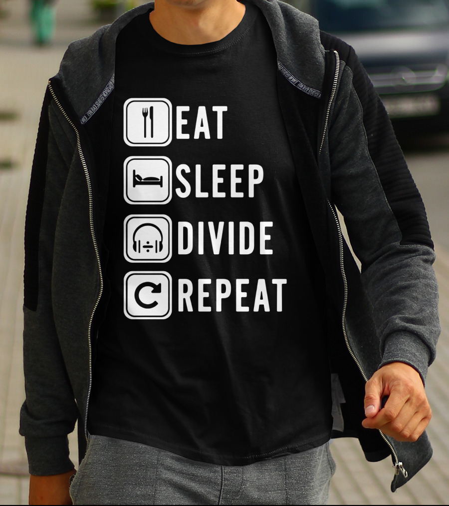 Eat Sleep Divide Repeat T-Shirt