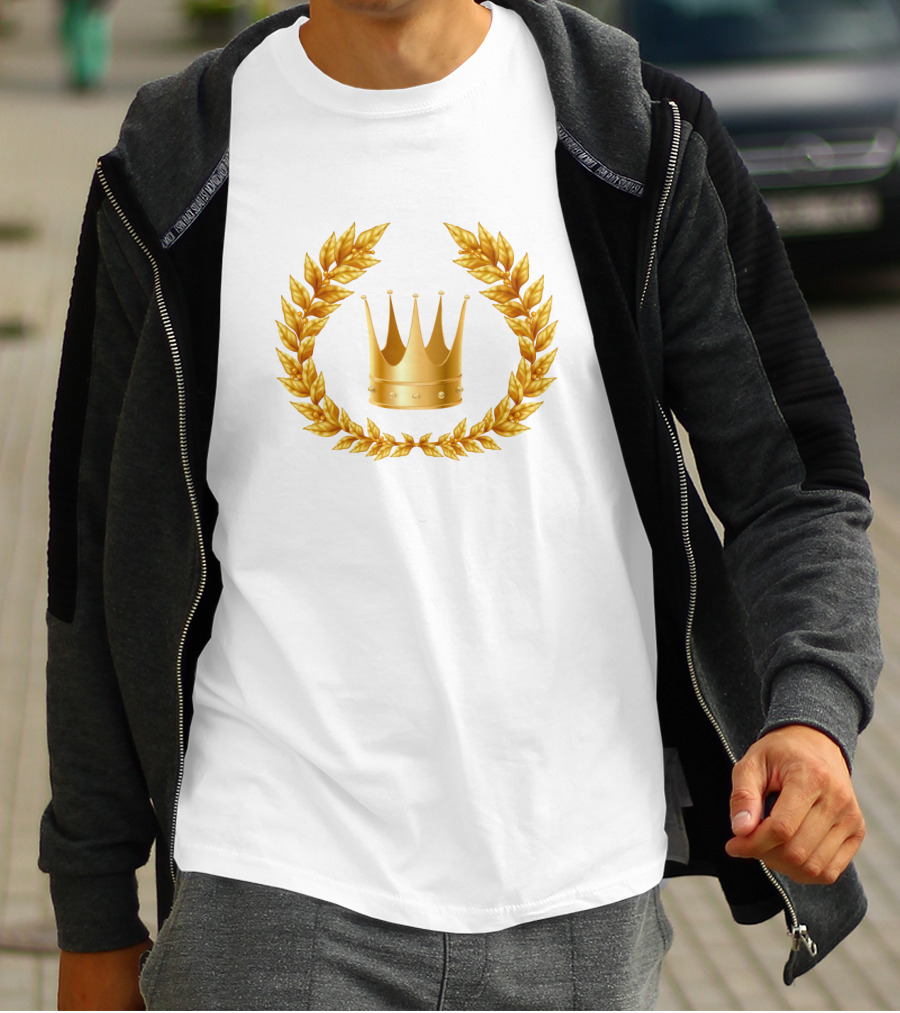 Yvie Oddly Crown Golden Laurel Wreath T-Shirt