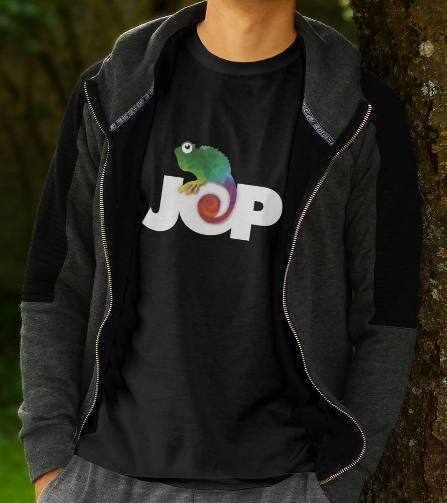 JOP Colorful Chameleon Logomerch T-Shirt