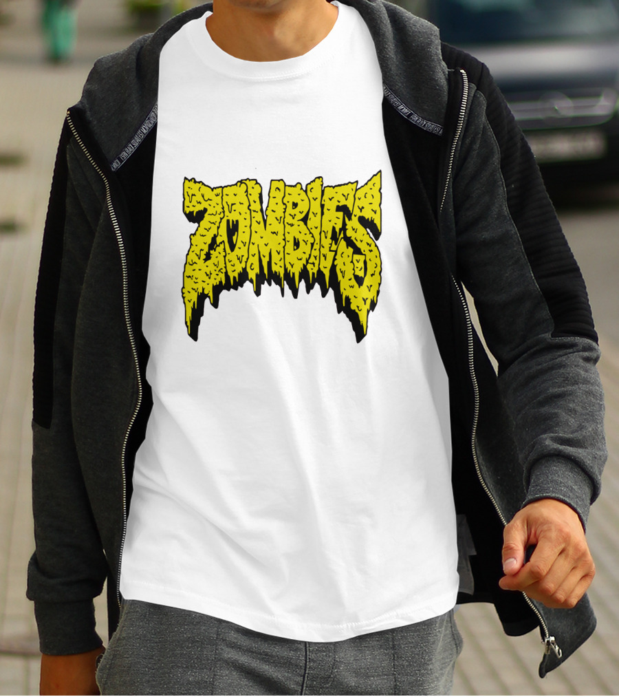 Flatbush Zombies Iconic Yellow Gooey Text T-Shirt