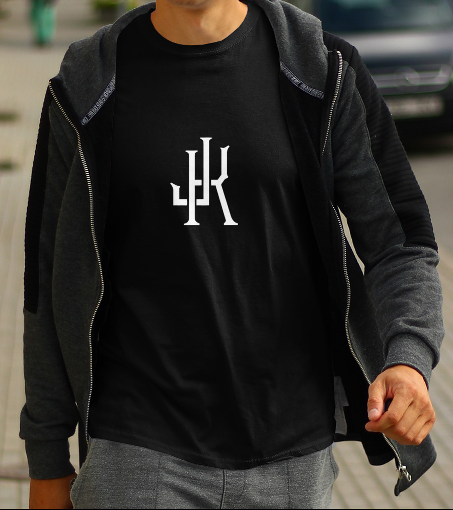 Merchmethod Initials Logo Design Monogram LJK T-Shirt