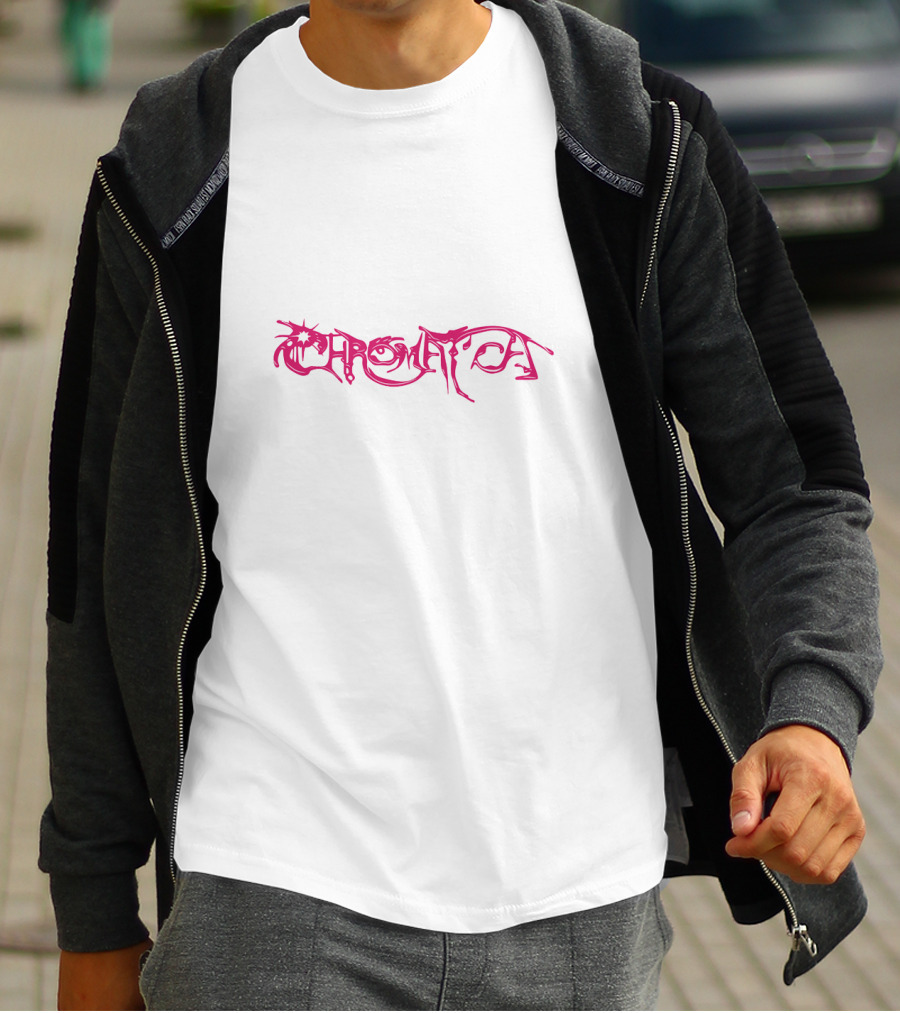 Chromatica Lady Gaga Stylized Pink Font T-Shirt