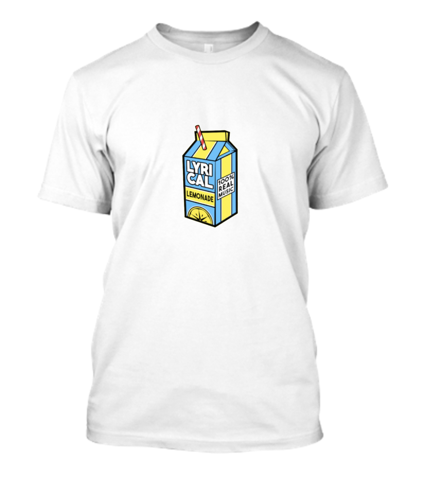 Lyrical Lemonade 100% Real Music Carton T-Shirt
