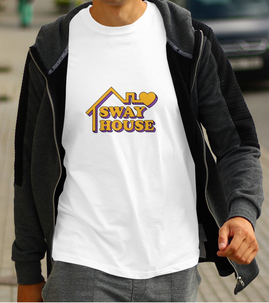 Sway House Yellow And Purple Heart T-Shirt