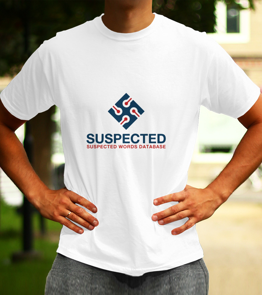 SUSPECTED Words Database Logo Philip DeFranco Suspected Words Database T-Shirt
