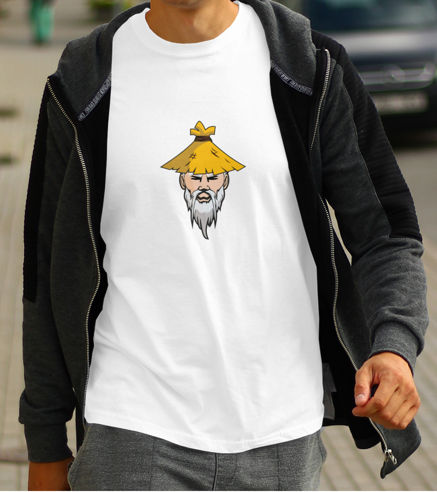 Sesh Head Monk With Straw Hat T-Shirt