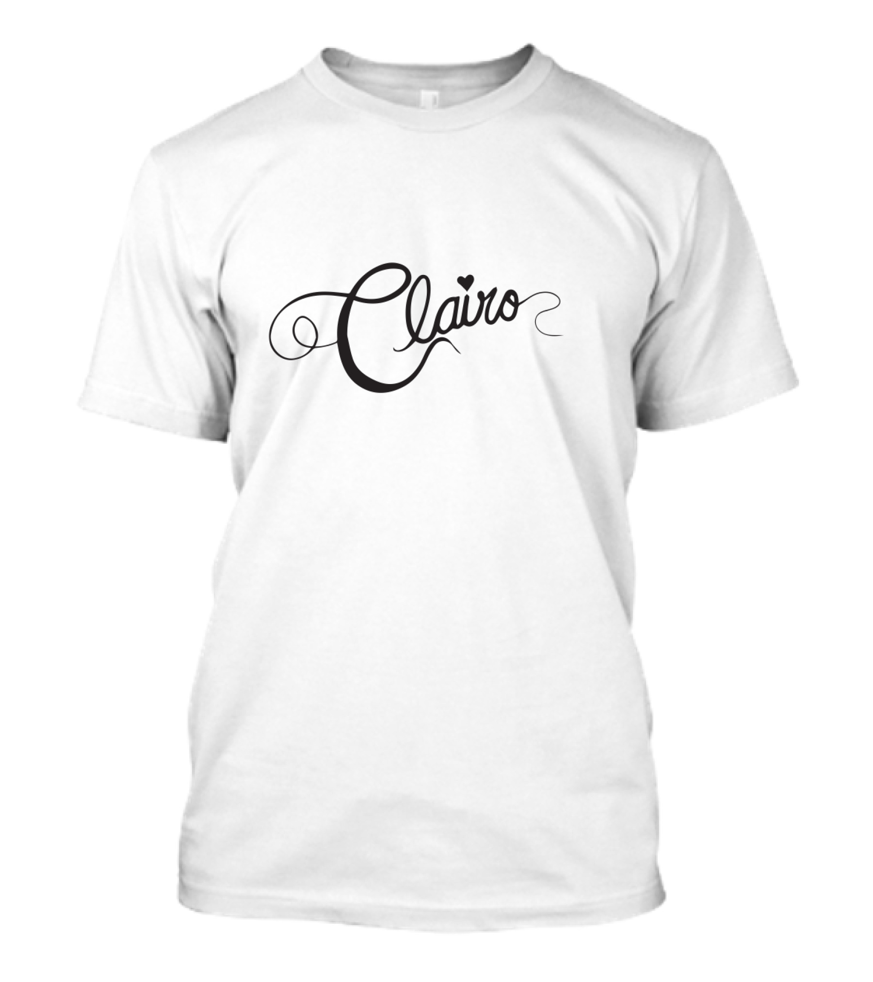 Clairo Heart Script T-Shirt