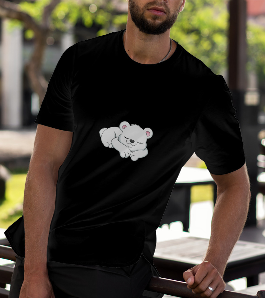 Kio Cyr Sleeping Bear Cartoon T-Shirt