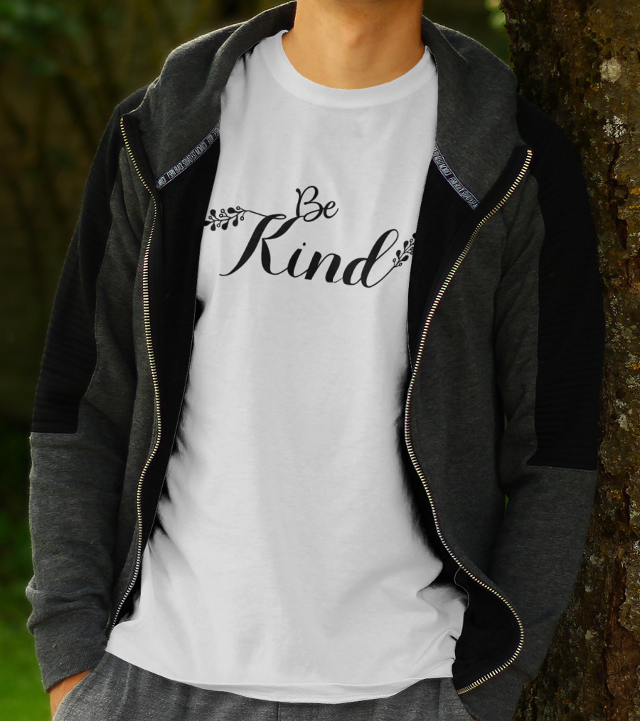 Be Kind Floral Script T-Shirt
