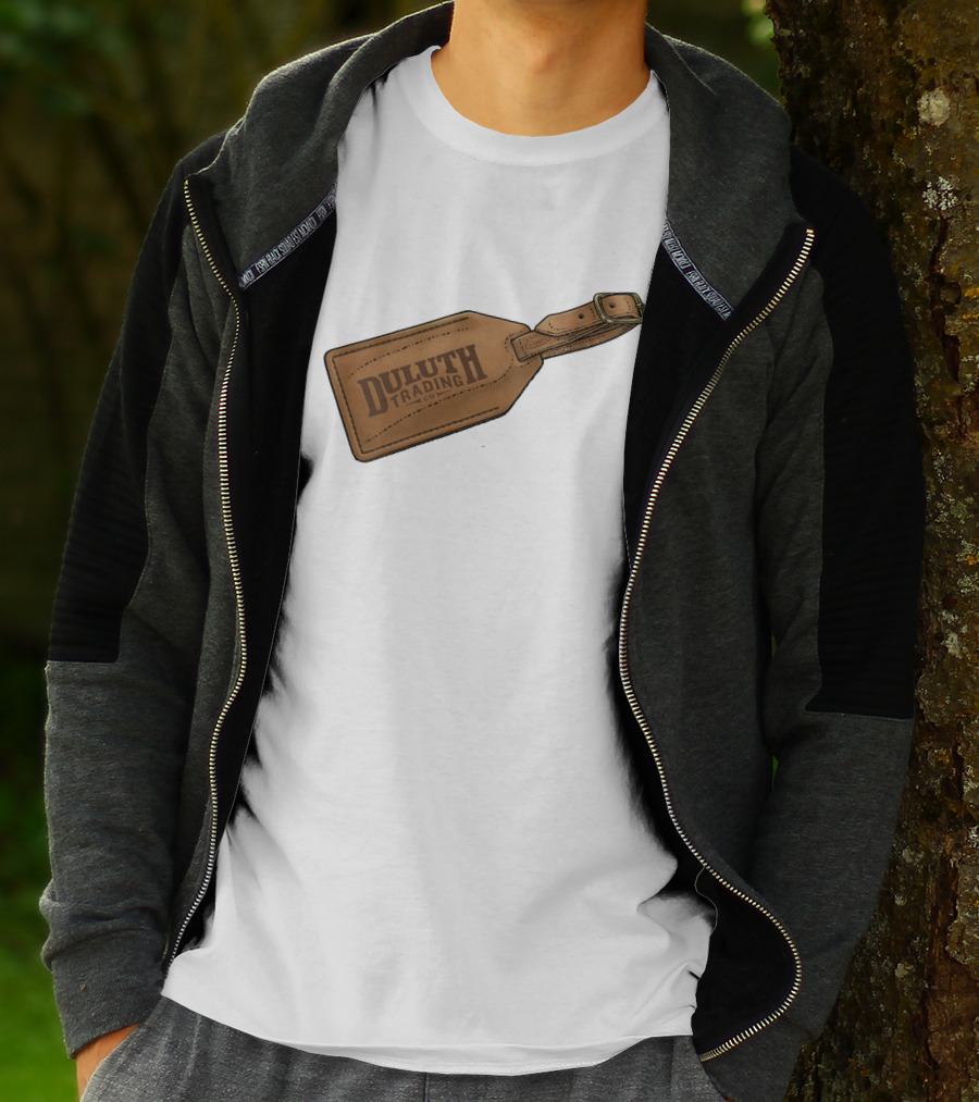 Duluth Trading Co Leather Tag T-Shirt
