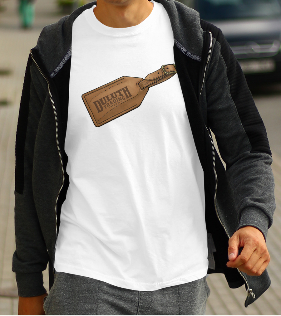 Duluth Trading Co Leather Tag T-Shirt