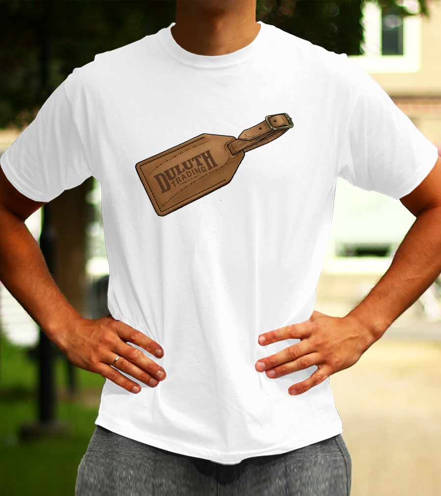 Duluth Trading Co Leather Tag T-Shirt