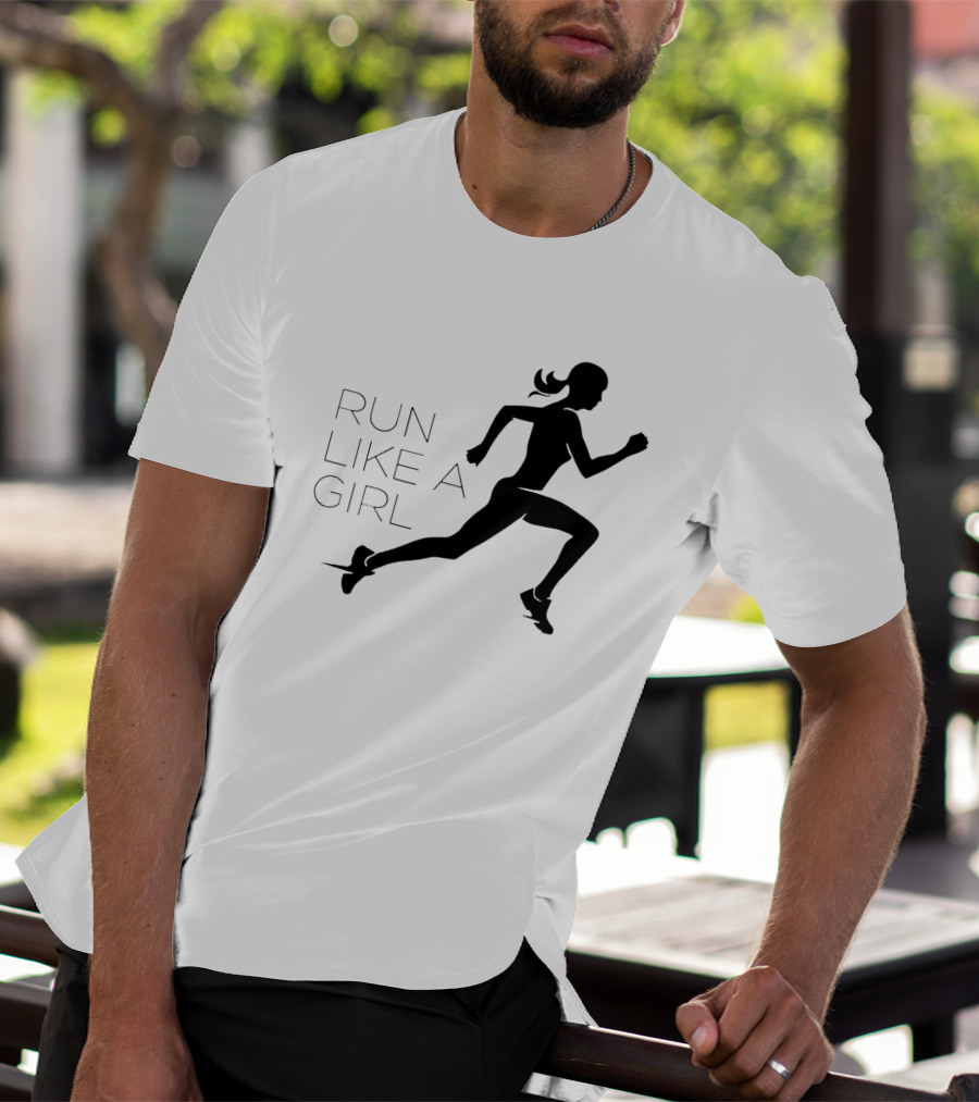 RUN LIKE A GIRL RUNNING T-Shirt