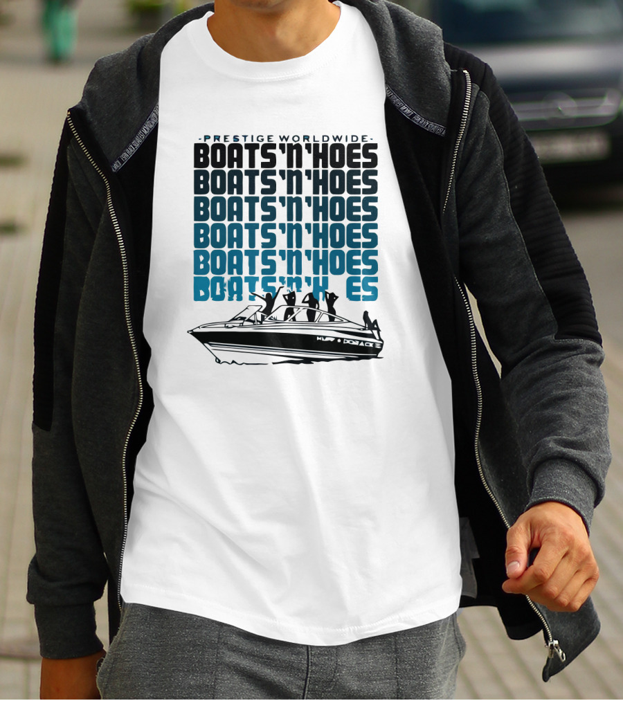 Prestige Worldwide Boats 'N' Hoes Boat T-Shirt