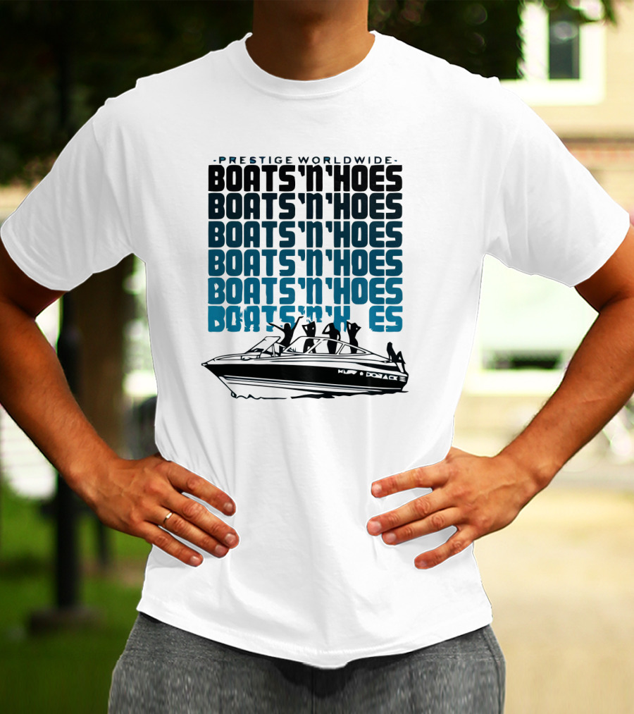 Prestige Worldwide Boats 'N' Hoes Boat T-Shirt