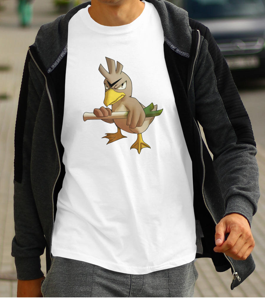 Farfetch'd Pokémon Holding Leek T-Shirt