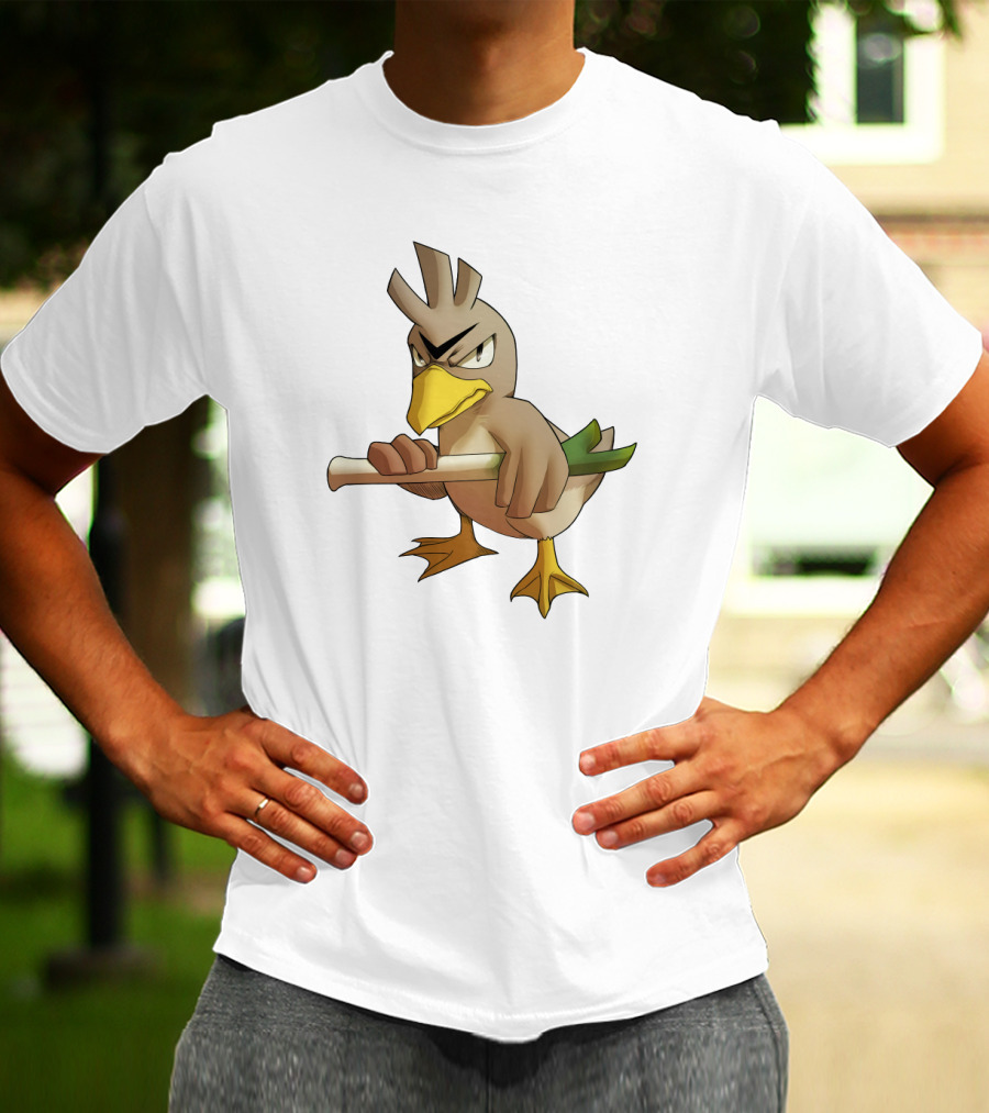 Farfetch'd Pokémon Holding Leek T-Shirt