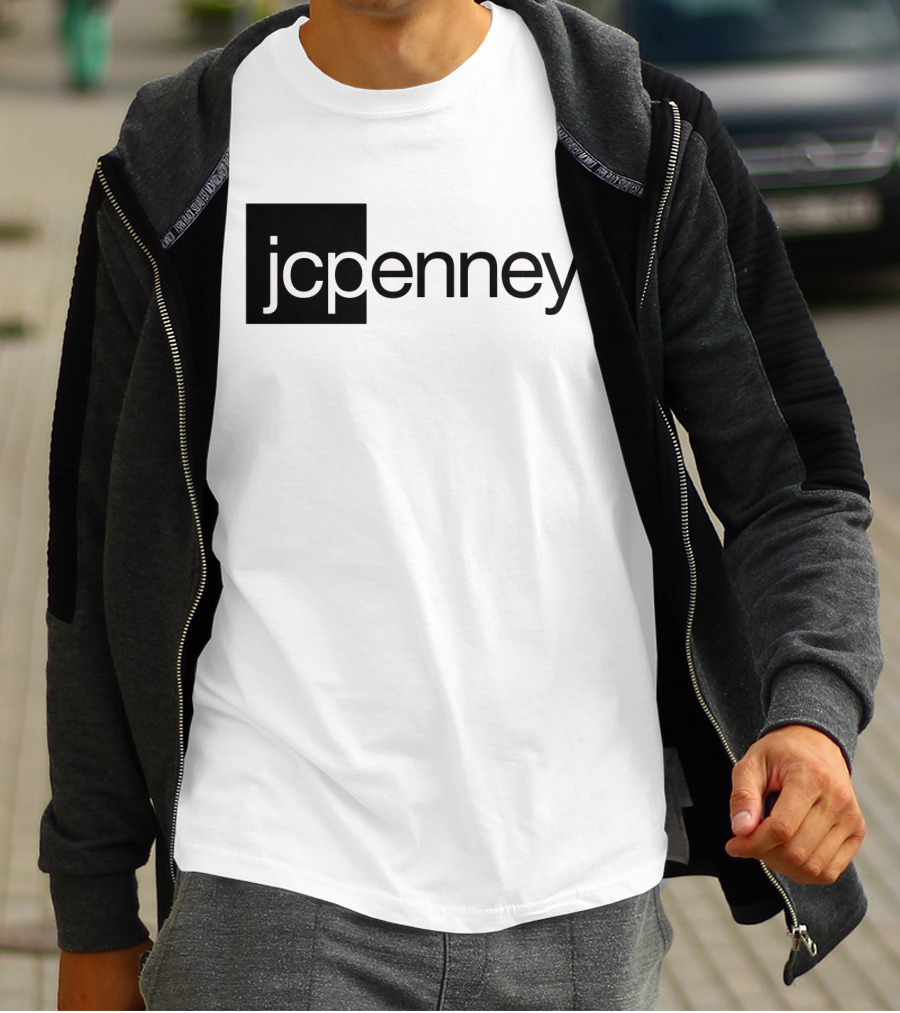 JCPenney Black And White Modern T-Shirt