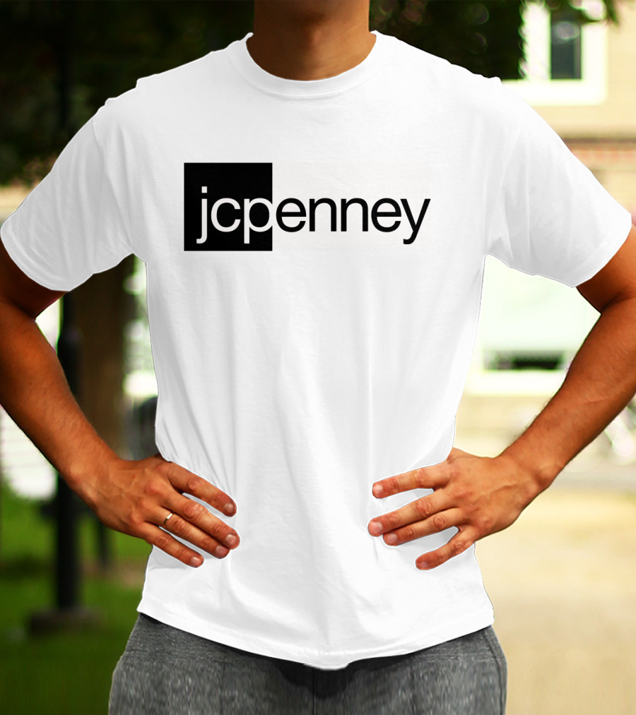 JCPenney Black And White Modern T-Shirt