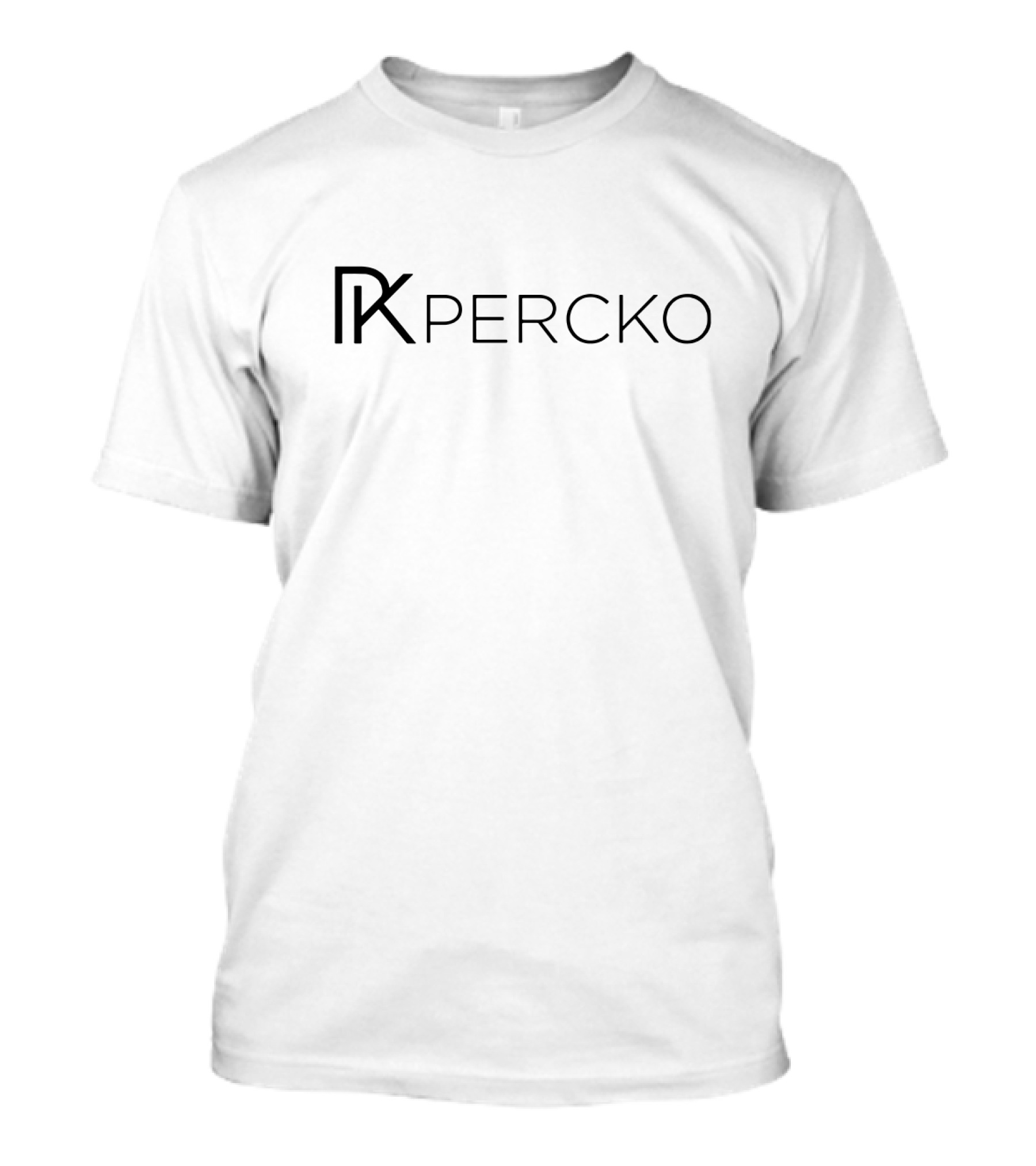 PERCKO Logo Design With Stylish PK Monogram T-Shirt