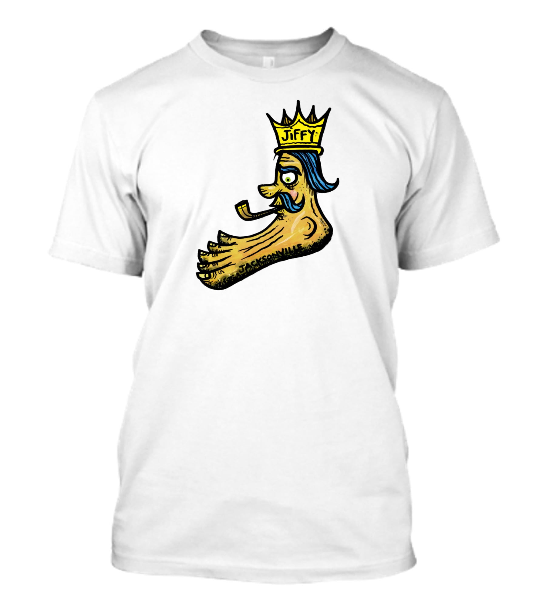 Jiffy J. Jacksonville Crowned Foot With Pipe T-Shirt