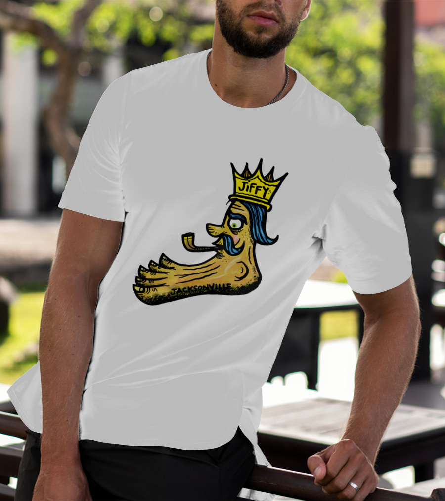 Jiffy J. Jacksonville Crowned Foot With Pipe T-Shirt