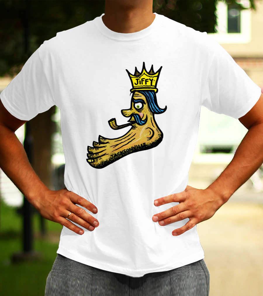 Jiffy J. Jacksonville Crowned Foot With Pipe T-Shirt