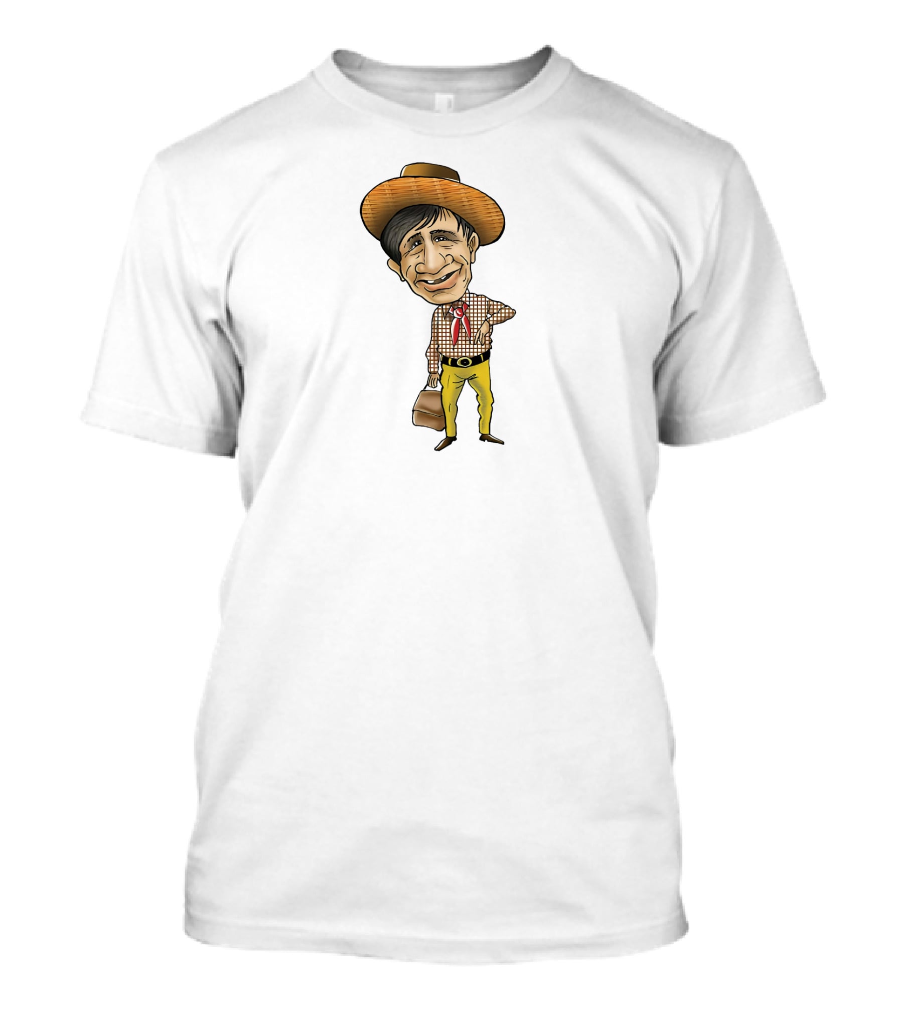 Dev Anand Caricature Cowboy T-Shirt