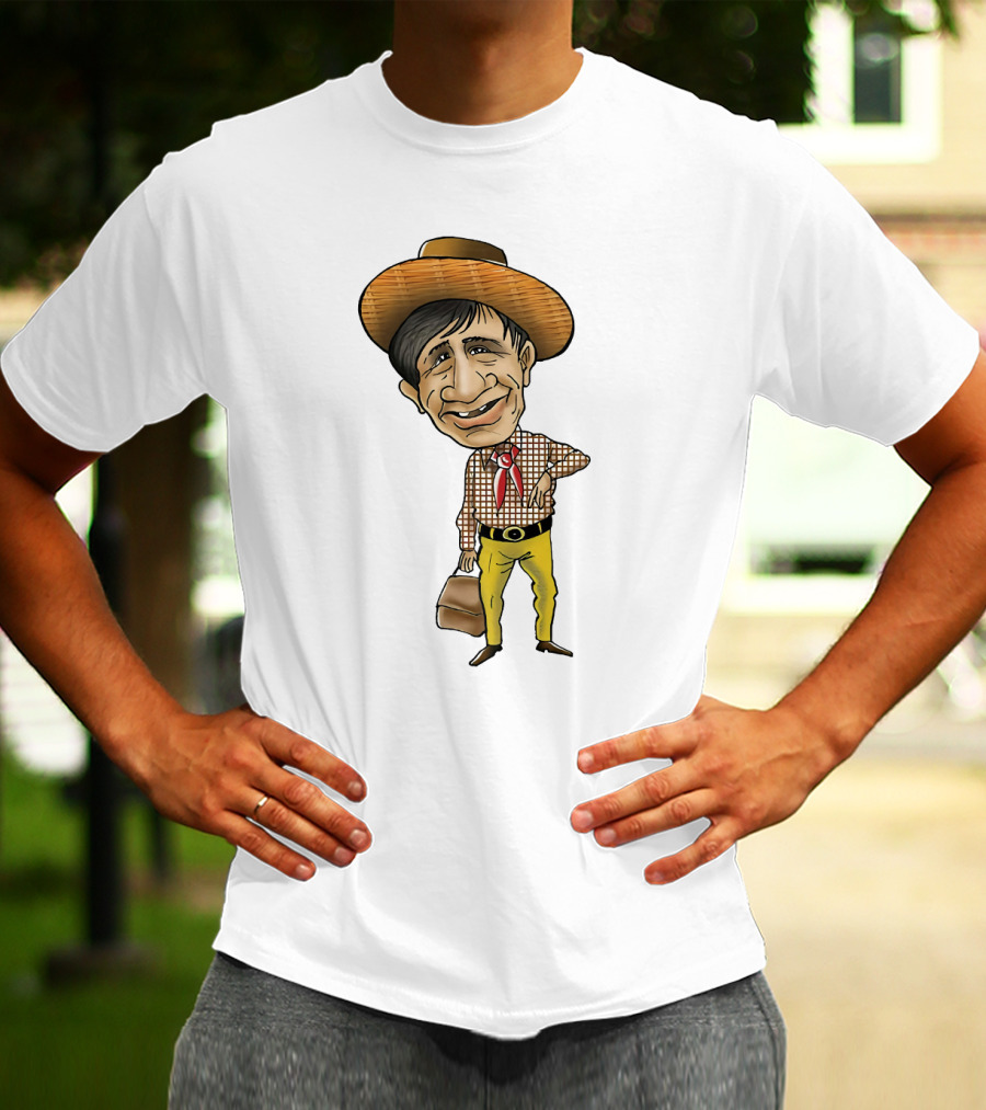 Dev Anand Caricature Cowboy T-Shirt