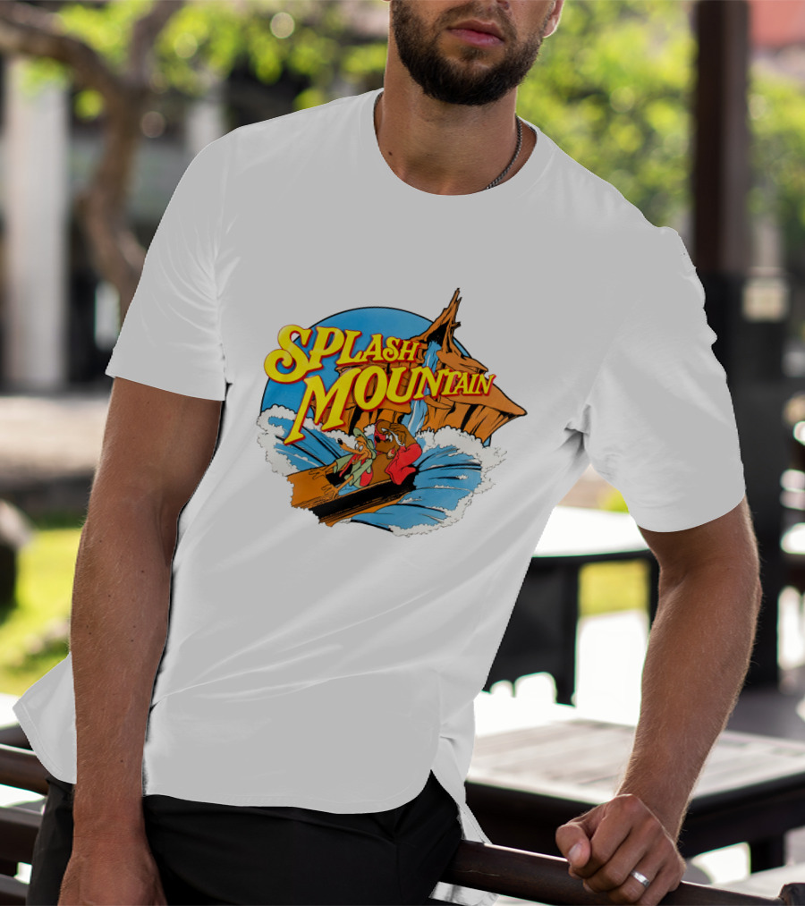 Splash Mountain Ride Log Flume Adventure Disney Characters T-Shirt