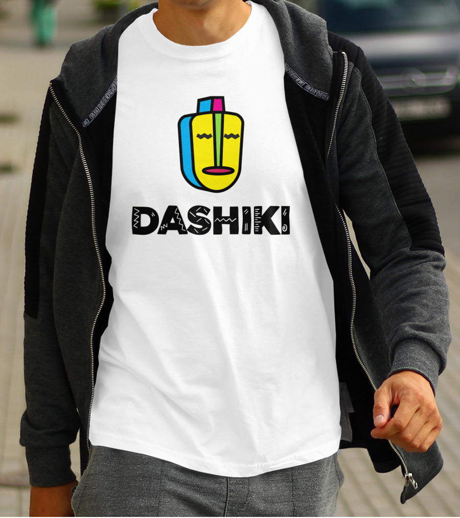 DASHIKI Colorful Geometric Mask T-Shirt