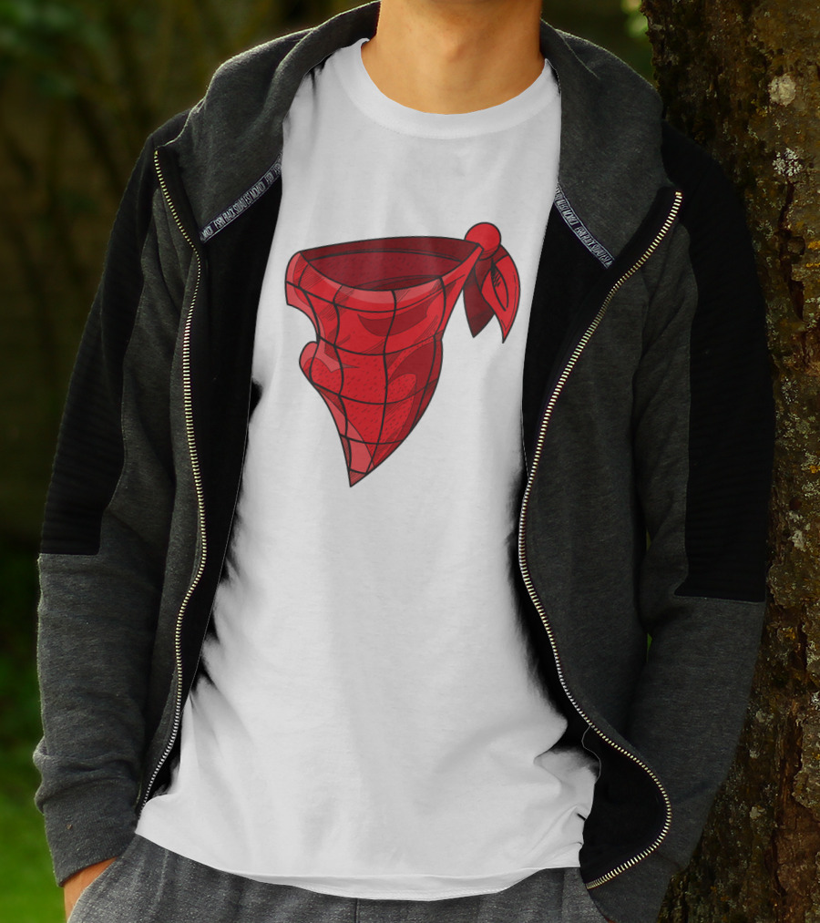 Bandana Paisley Red Scarf T-Shirt