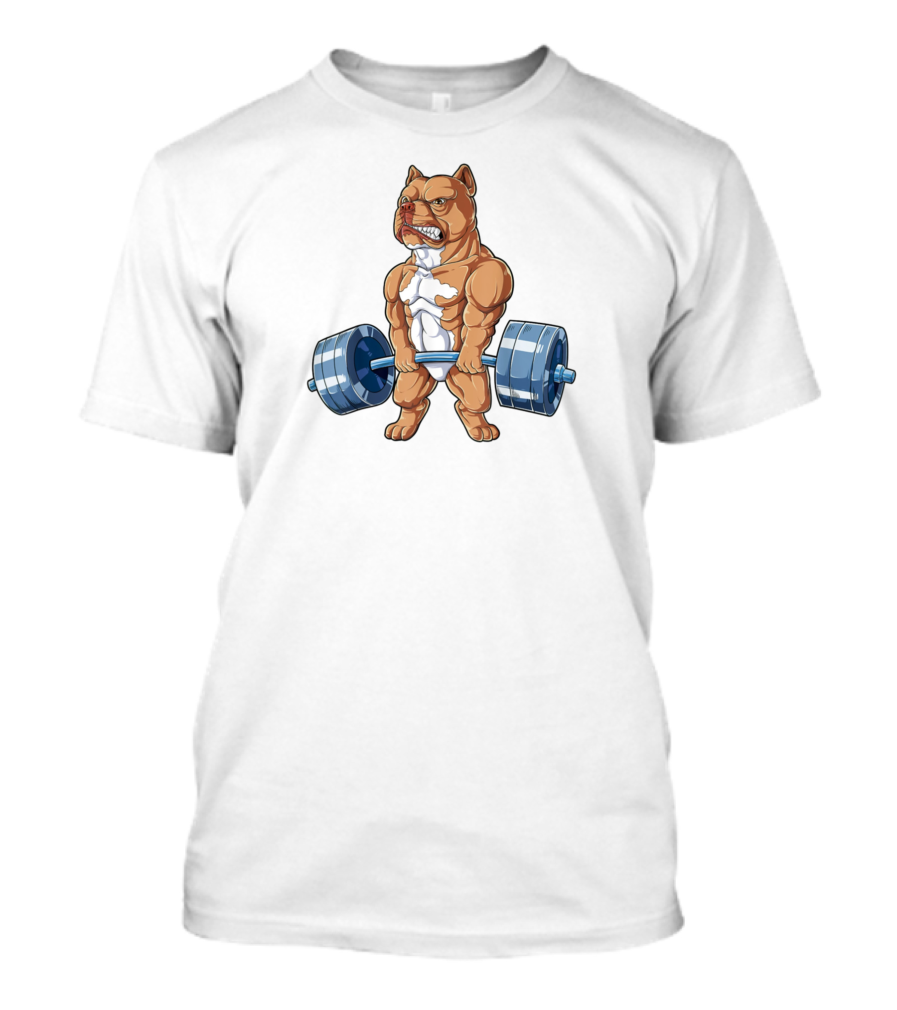 Deadlift Bulldog Barbell Power T-Shirt