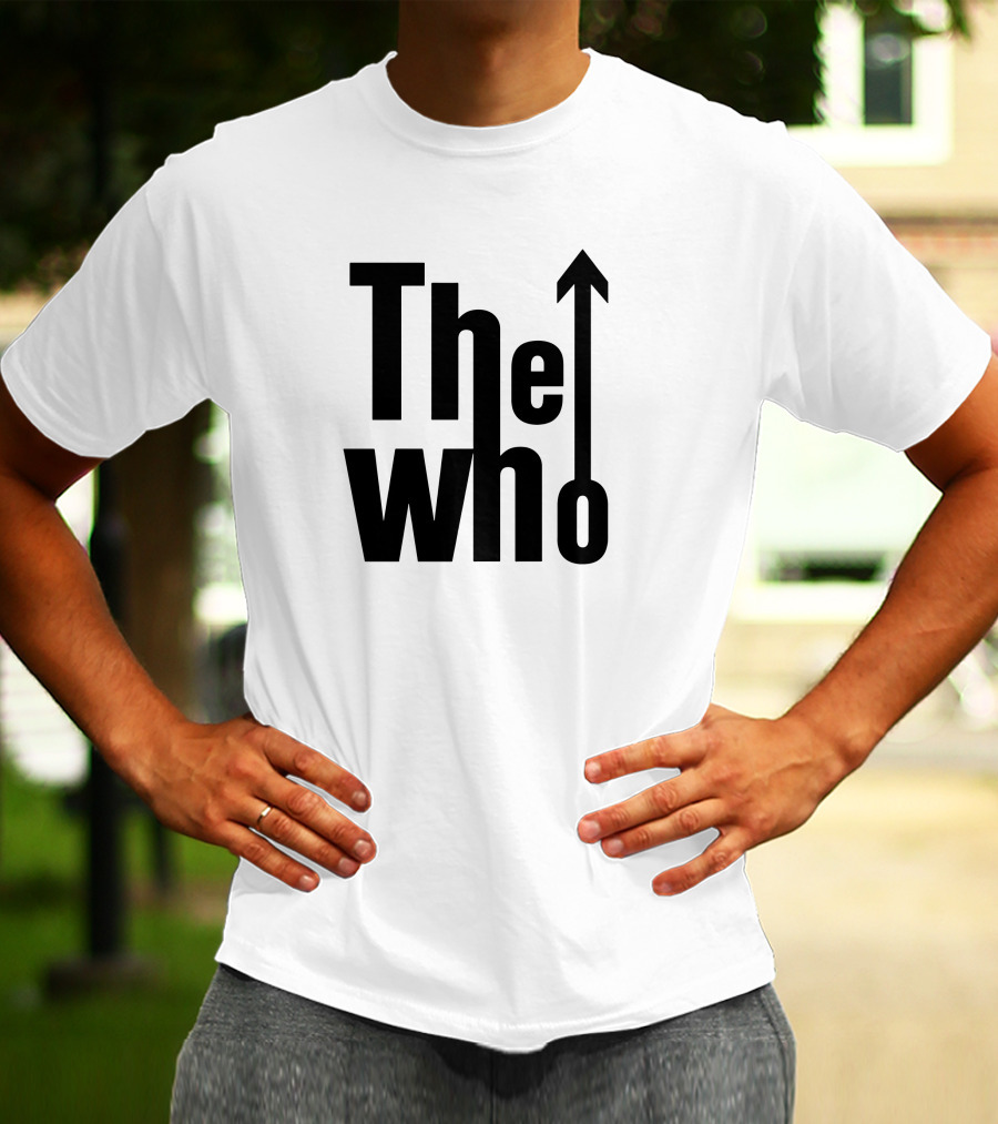 The Who Classic Band Logo With Iconic Up Arrow T-Shirt