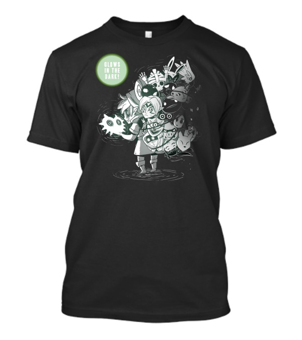 Glows In The Dark A Terrible Fate Majora's Masks And Characters T-Shirt