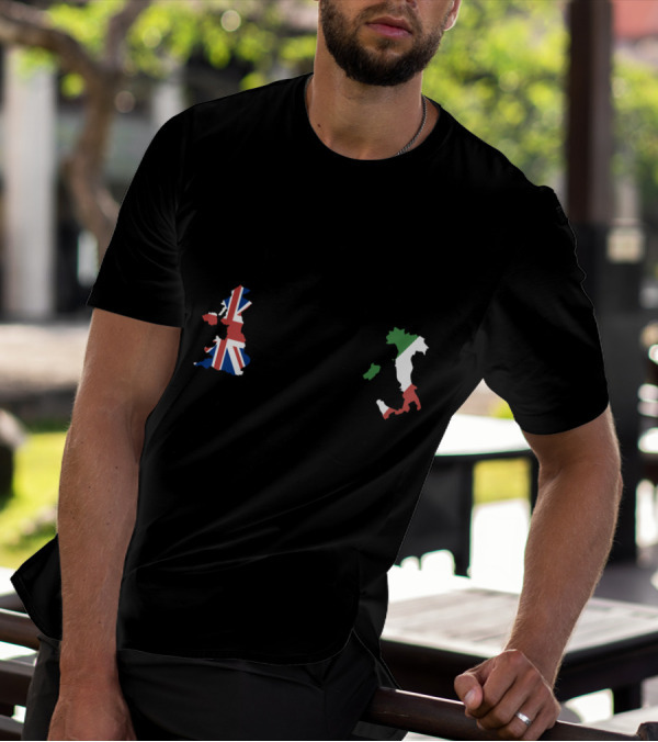 The Love Between Father And Daughter Knows No Distance UK Italy T-Shirt