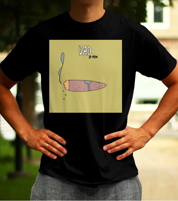 DAD By Paxilus With Cartoon Cigar T-Shirt