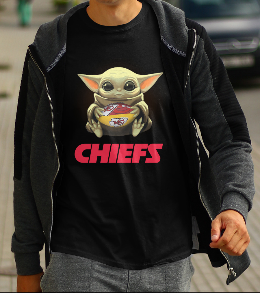 Yoda Baby Chiefs Football Fan Merchandise T-Shirt