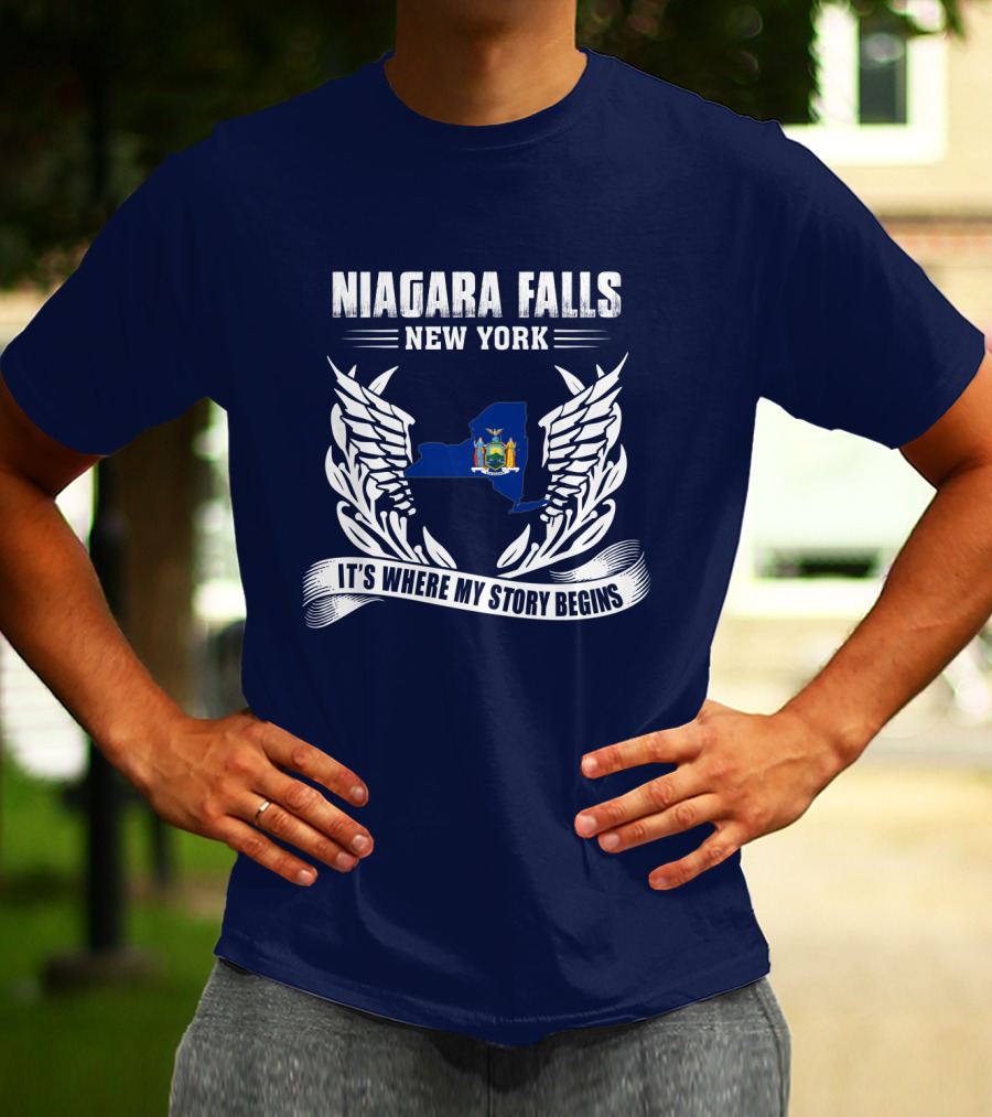 Niagara Falls New York It's Where My Story Begins T-Shirt