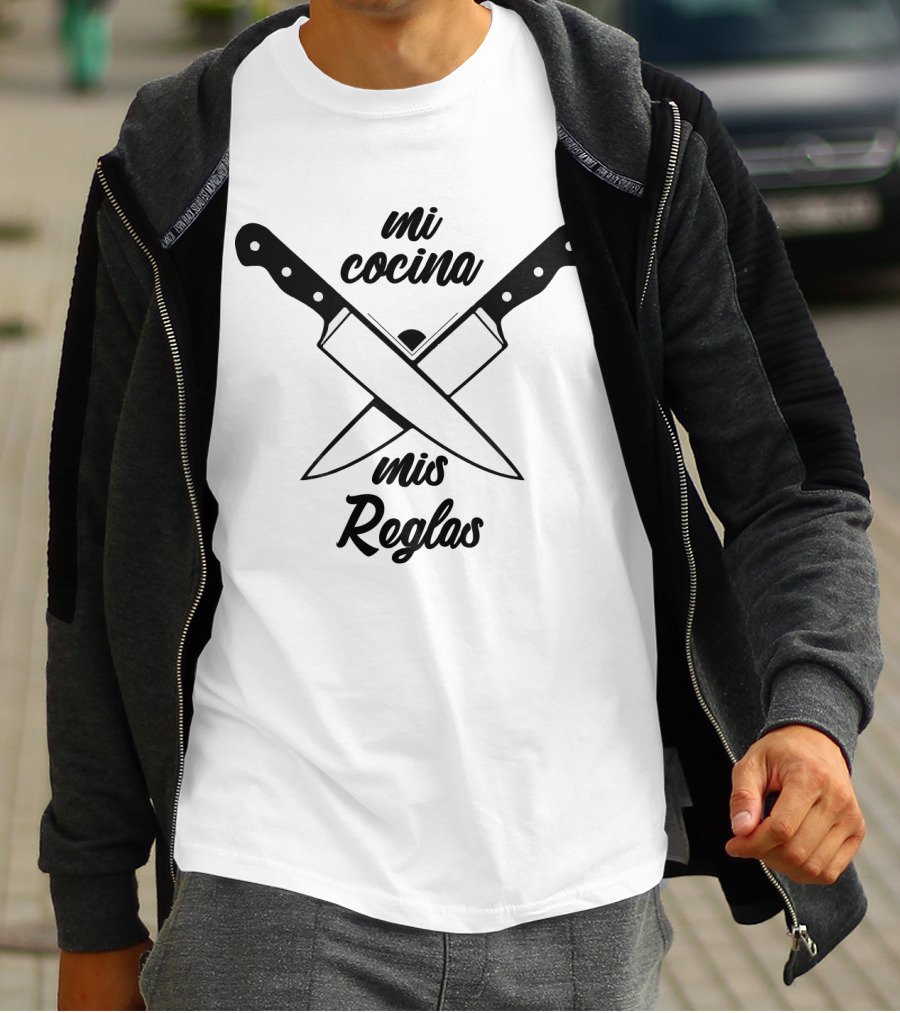 Mi Cocina Mis Reglas Cross Knives T-Shirt